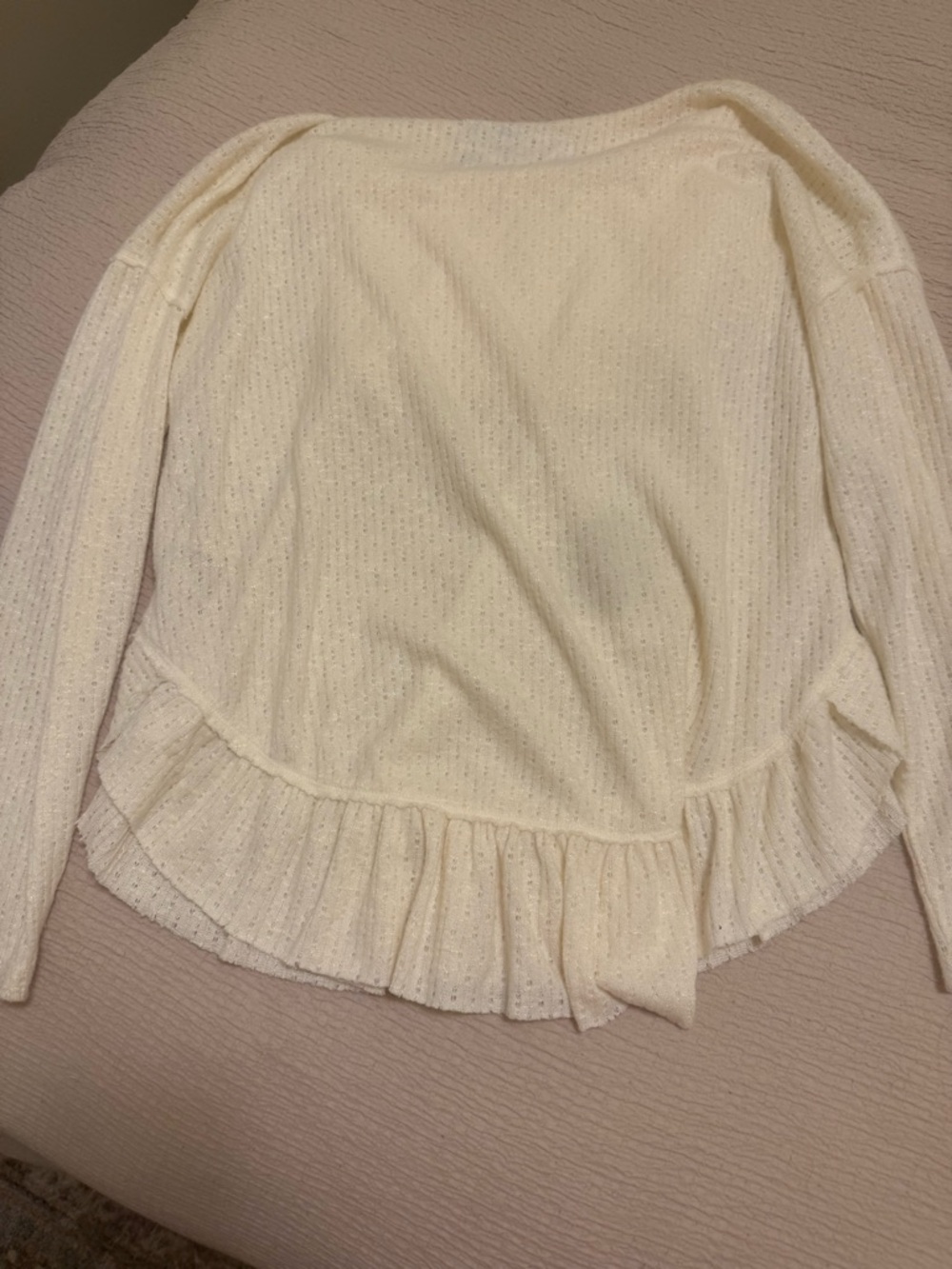Maeve Addie Ruffled Hacci Pullover - Picture 7 of 8